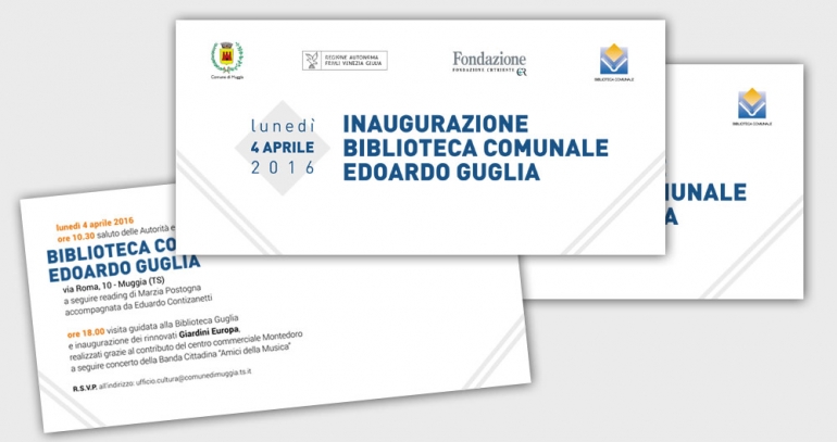 Inaugurazione nuova Biblioteca Edoardo Guglia a Muggia