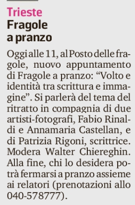 Piccolo Fragole a merenda domenica 14 Aprile 1
