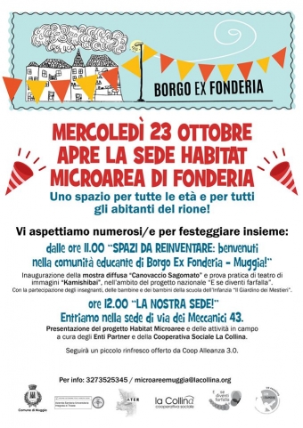 Apre la a nuova sede Habitat Microarea di Fonderia!