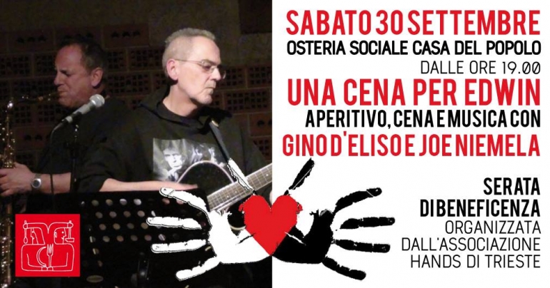 Una cena per Edwin. Gino D’Eliso &amp; Joe Niemela in concerto