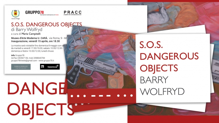 Mostra &quot;S.O.S. DANGEROUS OBJECTS&quot;, grafica a cura della cooperativa La Collina