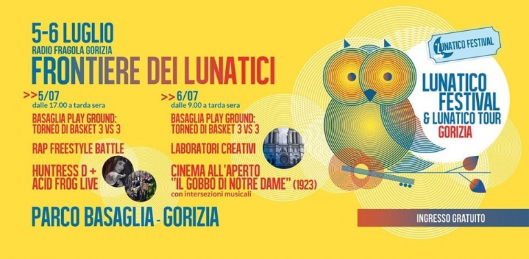 Frontiere dei lunatici: 5 e 6 luglio Lunatico tour al Parco Basaglia di Gorizia