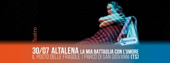 Martedì 30 Luglio &quot;Altalena – la mia battaglia con l’umore&quot; al Parco di San Giovanni