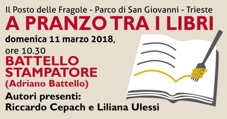 A pranzo tra i libri: domenica 11 marzo Battello Stampatore