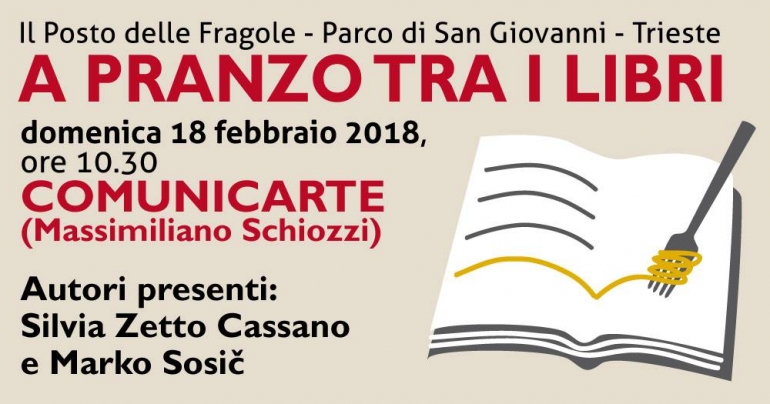 Domenica 18 febbraio Comunicarte ospite a A pranzo tra i libri