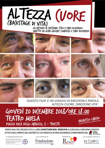 Giovedì 20 dicembre la prima di &quot;Altezza Cuore&quot; A Trieste