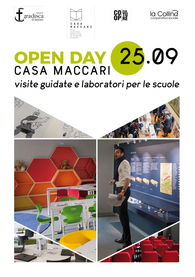 25 settembre, open day del Polo di Casa Maccari