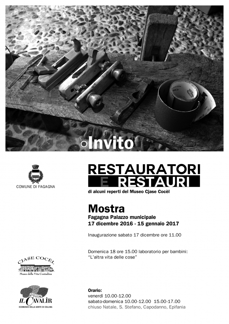 A Fagagna inaugura la mostra &quot;Restauratori e restauri&quot;