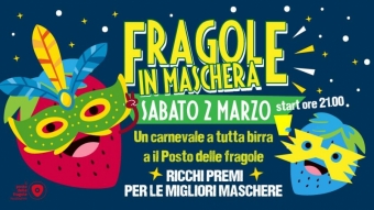 Fragole in maschera!