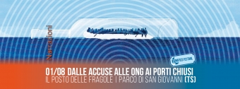 giovedì 1 agosto  &quot;Dalle accuse alle Ong ai porti chiusi&quot; al Lunatico Festival