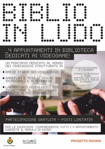 Biblio in Ludo: 4 appuntamenti in biblioteca dedicati al videogame!