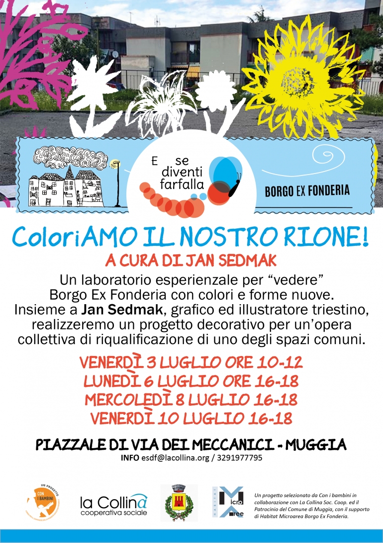 ColoriAMO il nostro rione! Laboratori per comunità con Jan Sedmak
