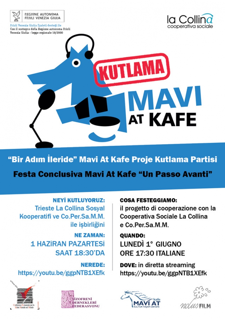 Mavi at Kafe: il Cavallo blu si prende un caffè ad Ankara - lunedì 1 giugno ore 17.30