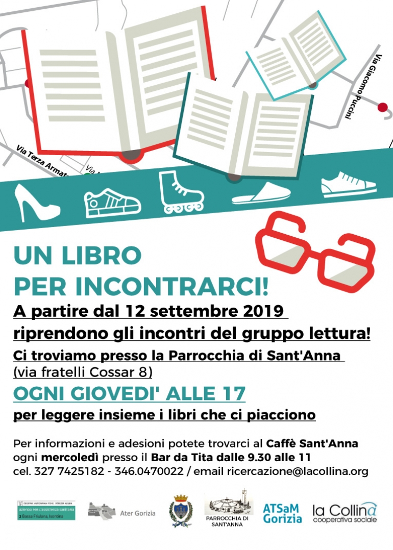 Dal 12 settembre a Gorizia riprendono gli appuntamenti di &quot;Un libro per incontrarci!&quot;