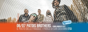 Sabato 6 luglio il reggae dei Patois Brothers al Lunatico Festival