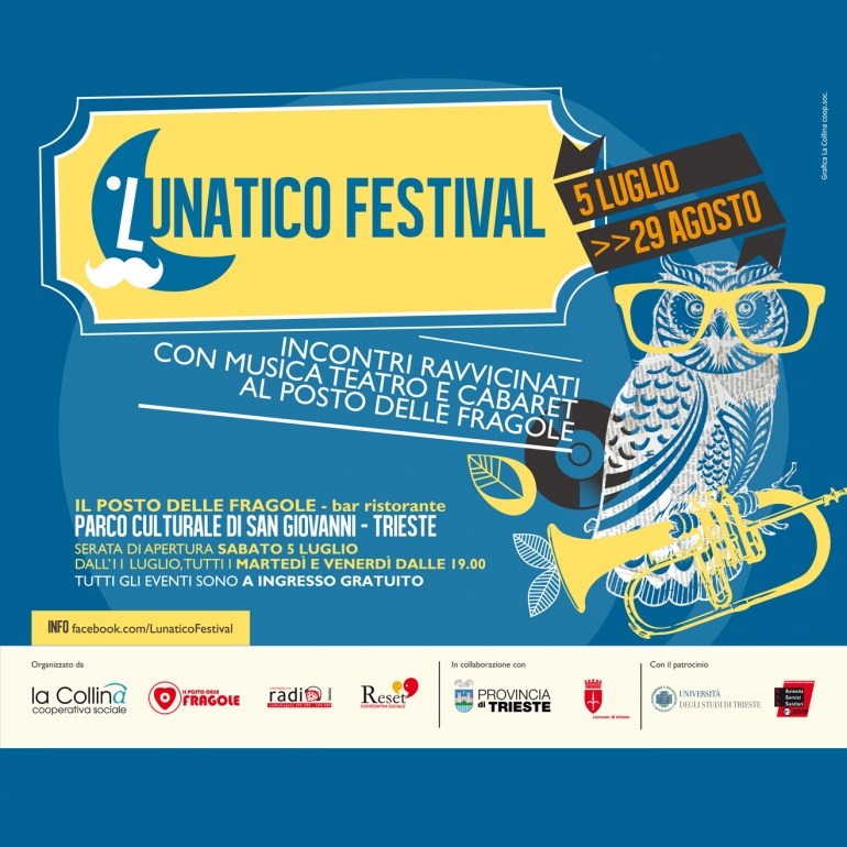 Presentato il cartellone del &quot;Lunatico Festival:incontri ravvicinati con musica, teatro e cabaret&quot;
